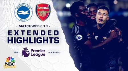 Brighton v. Arsenal | PREMIER LEAGUE HIGHLIGHTS | 12/31/2022 | NBC Sports