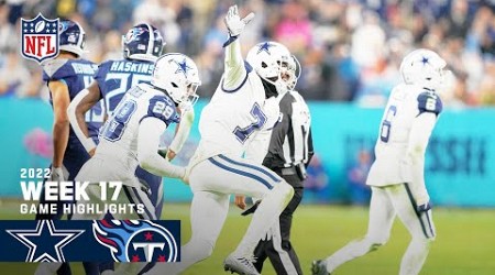 Dallas Cowboys vs. Tennessee Titans | 2022 Week 17 Game Highlights