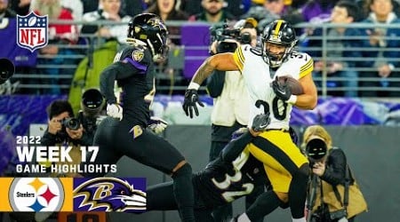 Pittsburgh Steelers vs. Baltimore Ravens | 2022 Week 17 Game Highlights