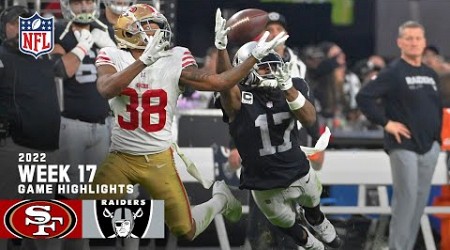 San Francisco 49ers vs. Las Vegas Raiders | 2022 Week 17 Game Highlights