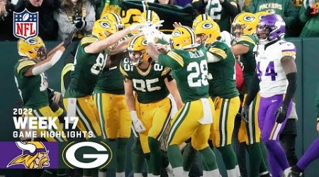 Minnesota Vikings vs. Green Bay Packers | 2022 Week 17 Game Highlights