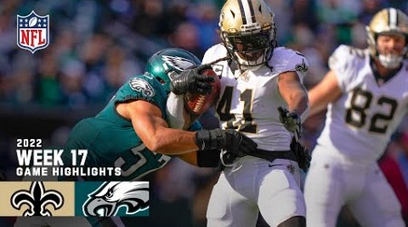 New Orleans Saints vs. Philadelphia Eagles | 2022 Week 17 Game Highlights