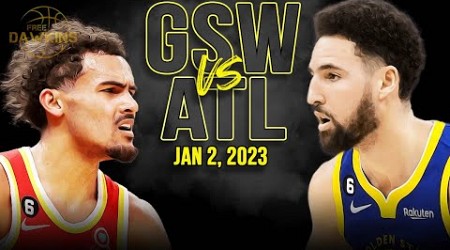 Golden State Warriors vs Atlanta Hawks Full Game Highlights | January 2, 2023 | FreeDawkins