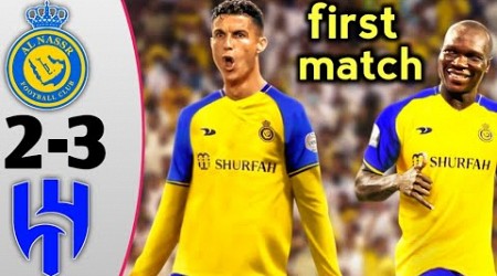 Al Nassr vs Al helal 2-2 highlights &amp; All Goals al nassr fc ronaldo first match 2023 HD