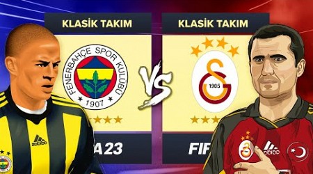 FENERBAHÇE EFSANELERİ vs GALATASARAY EFSANELERİ // FIFA 23 KARİYER MODU ALL-STAR KAPIŞMA