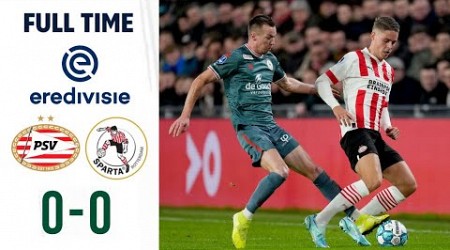 PSV vs Sparta Rotterdam 0-0 Highlights | Eredivisie 2022-23