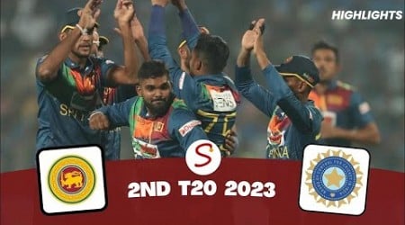 2nd T20 Match | India Vs Sri Lanka Match Highlights 2023 | IND VS SL | Cricket Highlights