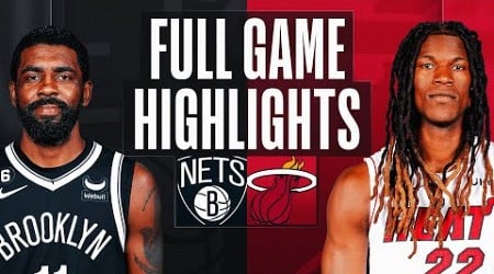 NETS at HEAT | FULL GAME HIGHLIGHTS | January 8, 2023