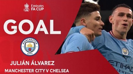 GOAL | Julián Álvarez | Manchester City v Chelsea | Third Round | Emirates FA Cup 2022-23