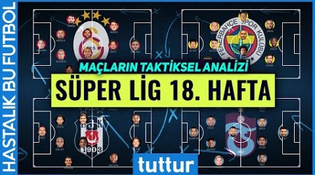 Süper Lig 18. Hafta: Fenerbahçe - Galatasaray, Beşiktaş ve Trabzonspor | Taktiksel Analiz