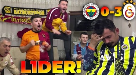 FANATİK GALATASARAYLILAR ve FENERBAHÇELİ DERBİYİ İZLİYOR !! | Fenerbahçe 0 - 3 Galatasaray