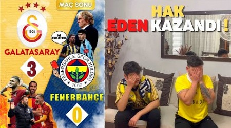 FANATİK FENERBAHÇELİLER GALATASARAY DERBİSİNİ İZLERSE - FENERBAHÇE 0-3 GALATASARAY