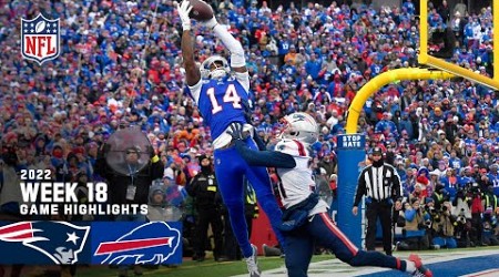 New England Patriots vs. Buffalo Bills | 2022 Week 18 Game Highlights