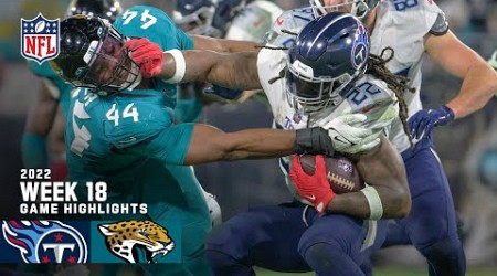 Tennessee Titans vs. Jacksonville Jaguars | 2022 Week 18 Game Highlights