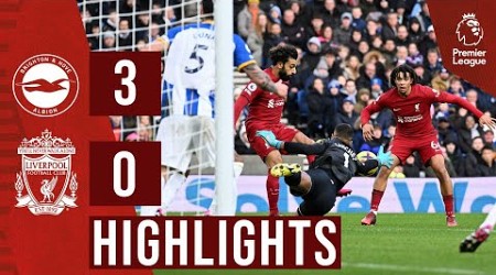 Highlights: Brighton &amp; Hove Albion 3-0 Liverpool | Reds beaten at the AMEX