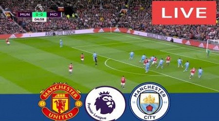 MANCHESTER UNITED VS MANCHESTER CITY LIVE - PREMIER LEAGUE 2022 -23 MATCH TODAY PES21