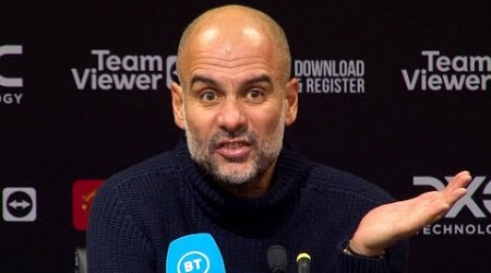 &#39;Rashford was OFFSIDE! Distracted our keeper and defenders!&#39; | Pep Guardiola | Man Utd 2-1 Man City