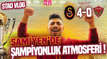 SON ZAMANLARIN EN İYİ ATMOSFERİ - TRİBÜNDE ÇILDIRDIK ?! | Galatasaray 4 - 0 Hatayspor STAD VLOG