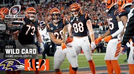 Baltimore Ravens vs. Cincinnati Bengals | 2022 Super Wildcard Weekend Game Highlights