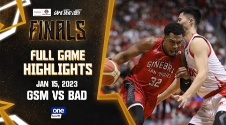 Bay Area vs. Ginebra Finals G7 highlights | Honda S47 PBA Commissioner&#39;s Cup 2022 - Jan. 15, 2023