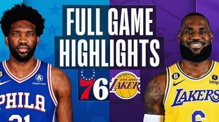 76ERS at LAKERS | FULL GAME HIGHLIGHTS | January 15, 2023