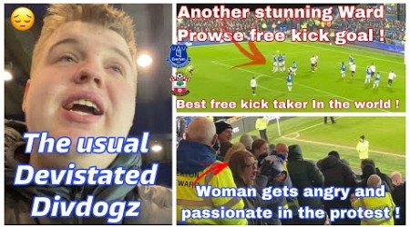 Everton 1-2 Southampton Matchday vlog *Kenwight co time to go as Everton get closer to championship*