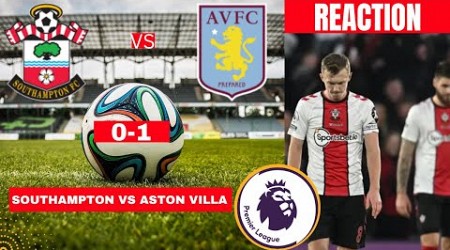Southampton vs Aston Villa 0-1 Live Stream Premier league Football EPL Match Commentary Highlights