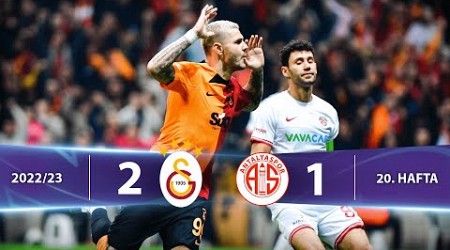 Galatasaray - FTA Antalyaspor (2-1) Highlights/Özet | Spor Toto Süper Lig - 2022/23