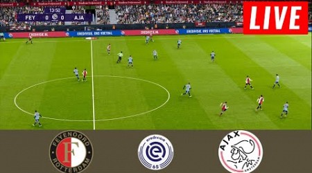Feyenoord vs Ajax: Live Match Preview | Eredivisie 2022-23 Netherlands | watch Along PES 21