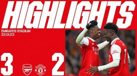 HIGHLIGHTS | Arsenal vs Manchester United (2-3) | Nketiah (2), Saka