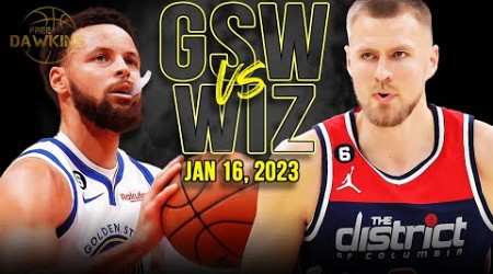 Golden State Warriors vs Washington Wizards Full Game Highlights | Jan 16, 2023 | FreeDawkins