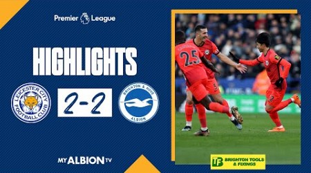 PL Highlights: Leicester 2 Albion 2