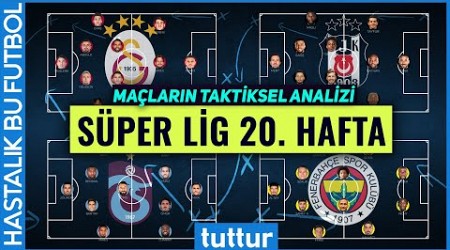 Süper Lig 20. Hafta: Galatasaray, Beşiktaş, Trabzonspor ve Fenerbahçe | Taktiksel Analiz