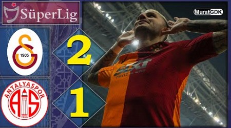 GALATASARAY 2-1 ANTALYASPOR / GALATASARAY DURDURULAMIYOR / SÜPER LİG 20. HAFTA