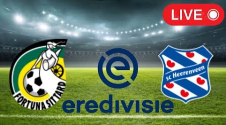 Fortuna Sittard vs Heerenveen, Eredivisie 2022/23 / LIVE Match Today.