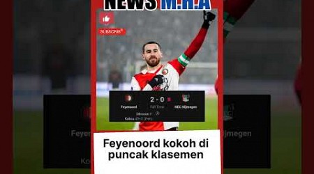 Feyenoord 2 VS NEC Nijmegen 0 #eredivisie #shorts #newsmha