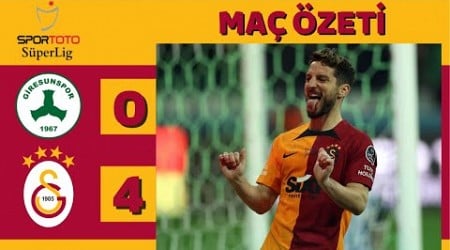 Giresunspor 0-4 Galatasaray Maç Özeti | Spor Toto Süper Lig 2022-23