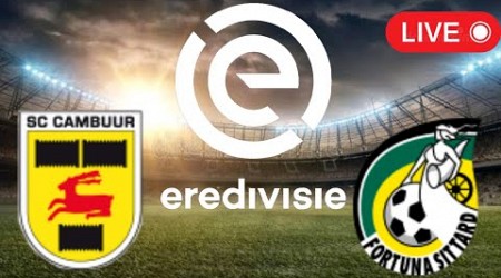 Cambuur vs Fortuna Sittard, Eredivisie 2022/23 / LIVE Match Today.