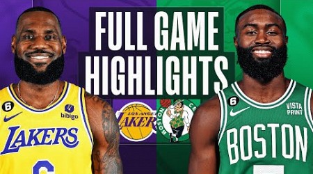 LAKERS at CELTICS | FULL GAME HIGHLIGHTS | January 28, 2023