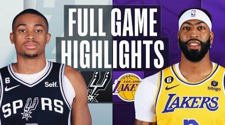 SPURS at LAKERS | FULL GAME HIGHLIGHTS | January 25, 2023