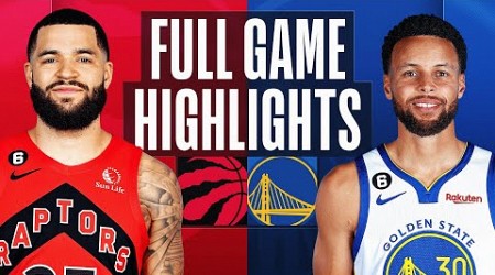 RAPTORS at WARRIORS | FULL GAME HIGHLIGHTS | January 27, 2023