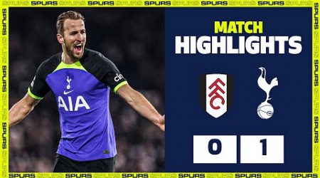 KANE levels GREAVES’ goal record as SPURS beat Fulham | HIGHLIGHTS | Fulham 0-1 Spurs