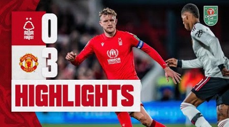 MATCH HIGHLIGHTS | NOTTINGHAM FOREST 0-3 MANCHESTER UNITED | THE CARABAO CUP SEMI-FINAL FIRST LEG