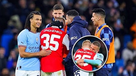 Zinchenko Emotional Reaction Meeting his Old Man City Teammates