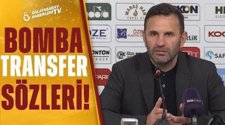 Okan Buruk&#39;tan Maç Sonu FLAŞ TRANSFER SÖZLERİ! (Giresunspor 0-4 Galatasaray)