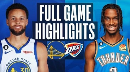 WARRIORS at THUNDER | FULL GAME HIGHLIGHTS | January 30, 2023