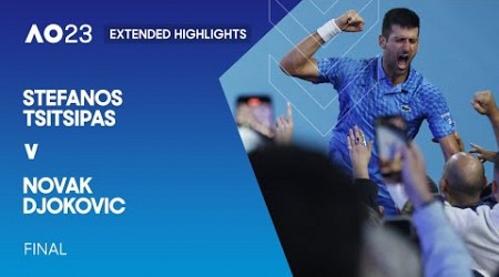 Stefanos Tsitsipas v Novak Djokovic Extended Highlights | Australian Open 2023 Final