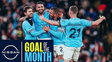 Man City&#39;s January Goals of the Month | Mahrez, Angeldahl &amp; Haaland!