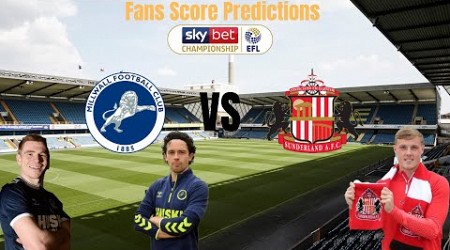 FAN SCORE PREDICTION - Millwall Vs Sunderland
