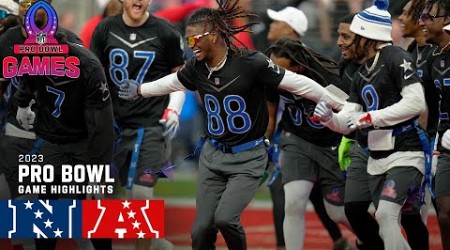 NFC vs. AFC Flag Football | 2023 Pro Bowl Game 1 Highlights